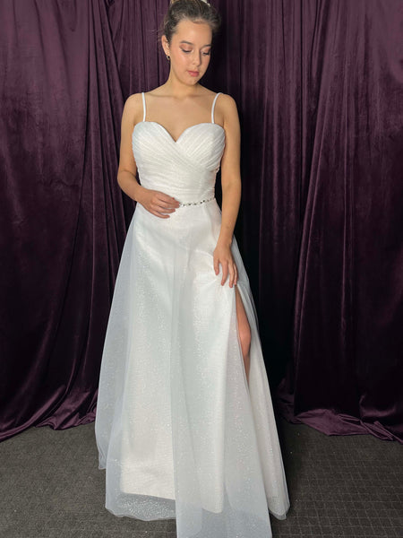 NEW* Plus Size White Wedding Gown or Debutante Dress, Sweetheart Neck
