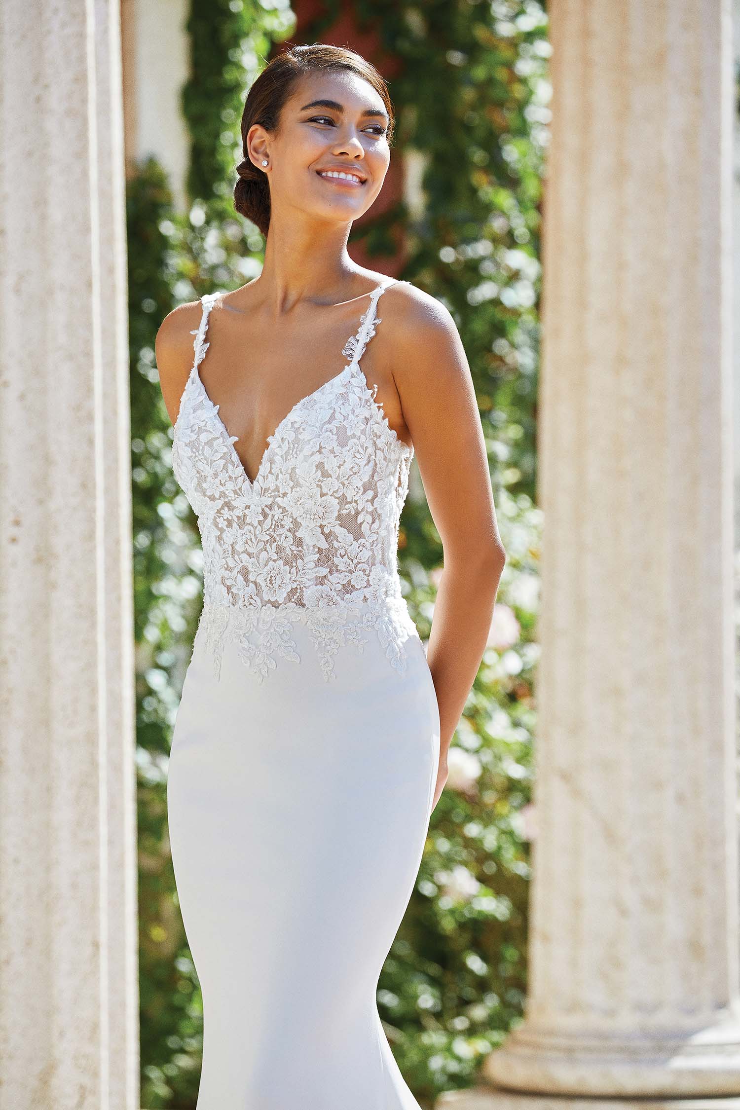 *NEW* Sincerity Bridal Bikini Lace Top with Crepe Mermaid Style - #44190