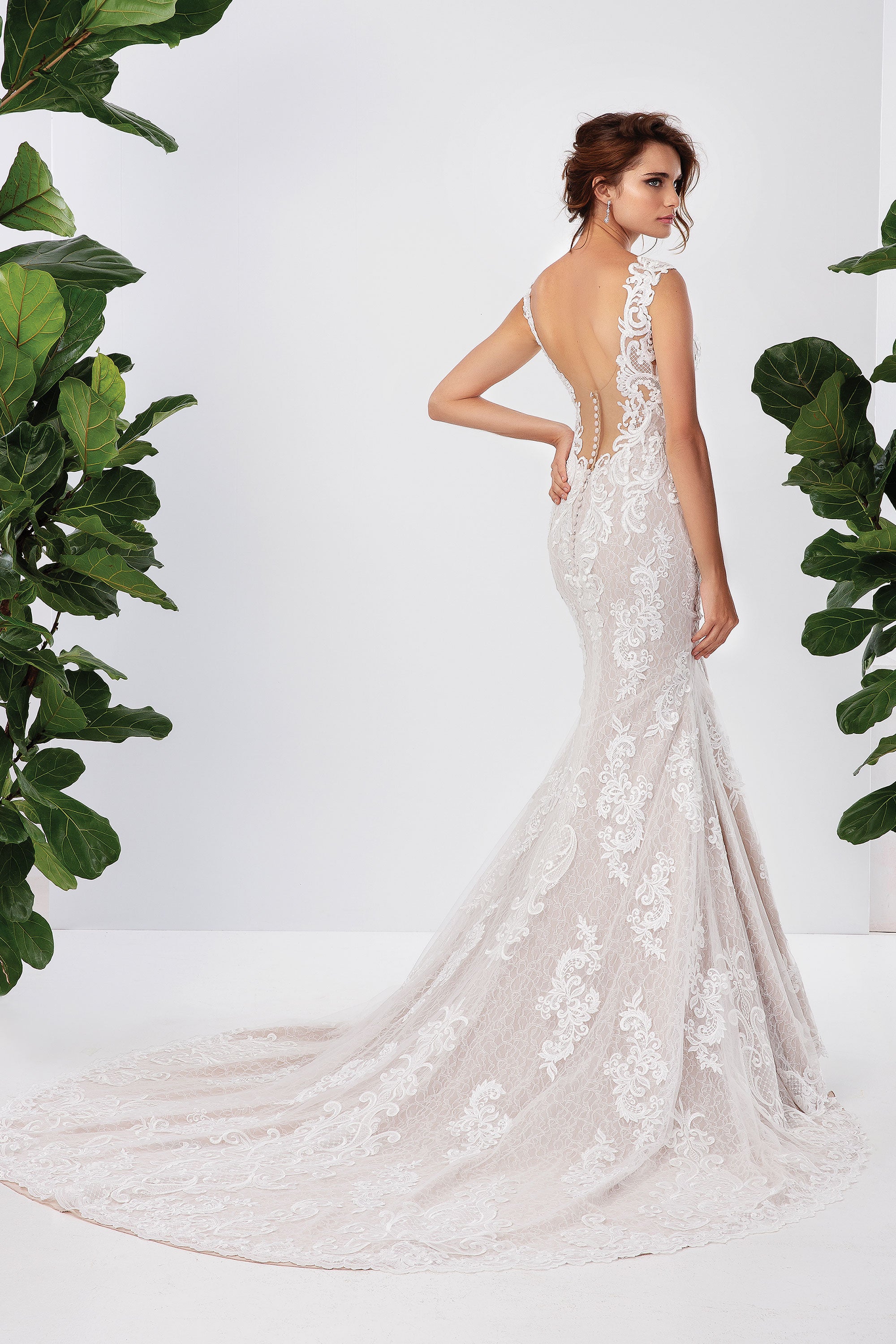 *NEW* Mermaid Lace Dress with Stunning Low Back Size 20 - #55034 *NEW* Mermaid Lace Dress with Stunning Low Back Size 20 - #55034
