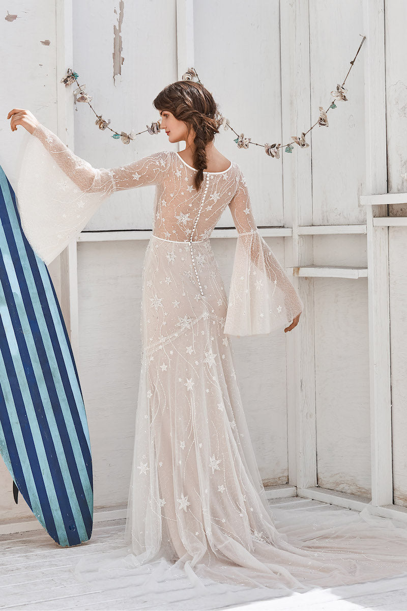 nude wedding dress designers Nude Wedding Dresses & Gowns