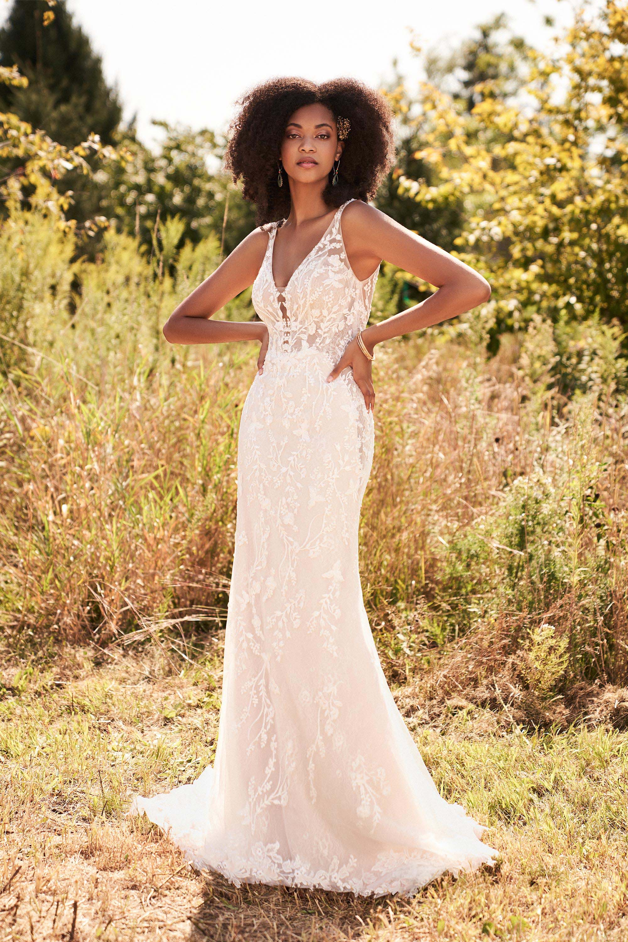 Show Sample: #66183 - Mermaid/Trumpet All Over Lace Lillian West Dress