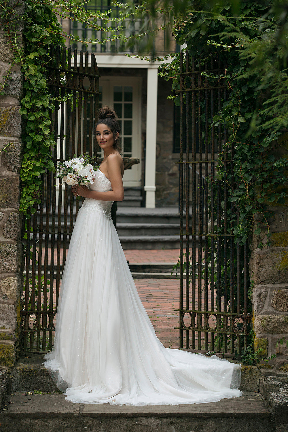 *NEW* Sincerity Strapless Sweetheart Neckline Soft Ball Gown with Sparkle Tulle Underlay Size 14 - #44065
