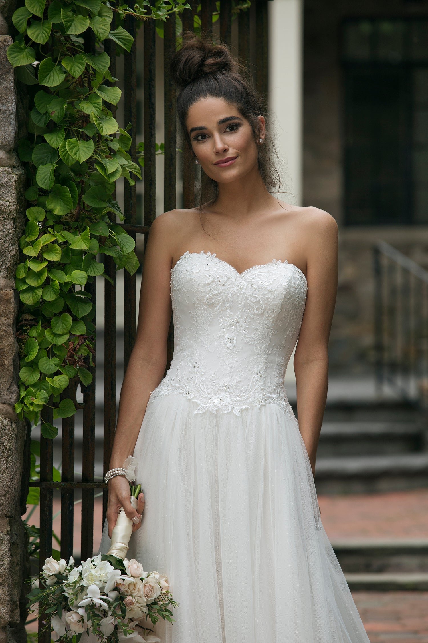 *NEW* Sincerity Strapless Sweetheart Neckline Soft Ball Gown with Sparkle Tulle Underlay Size 14 - #44065
