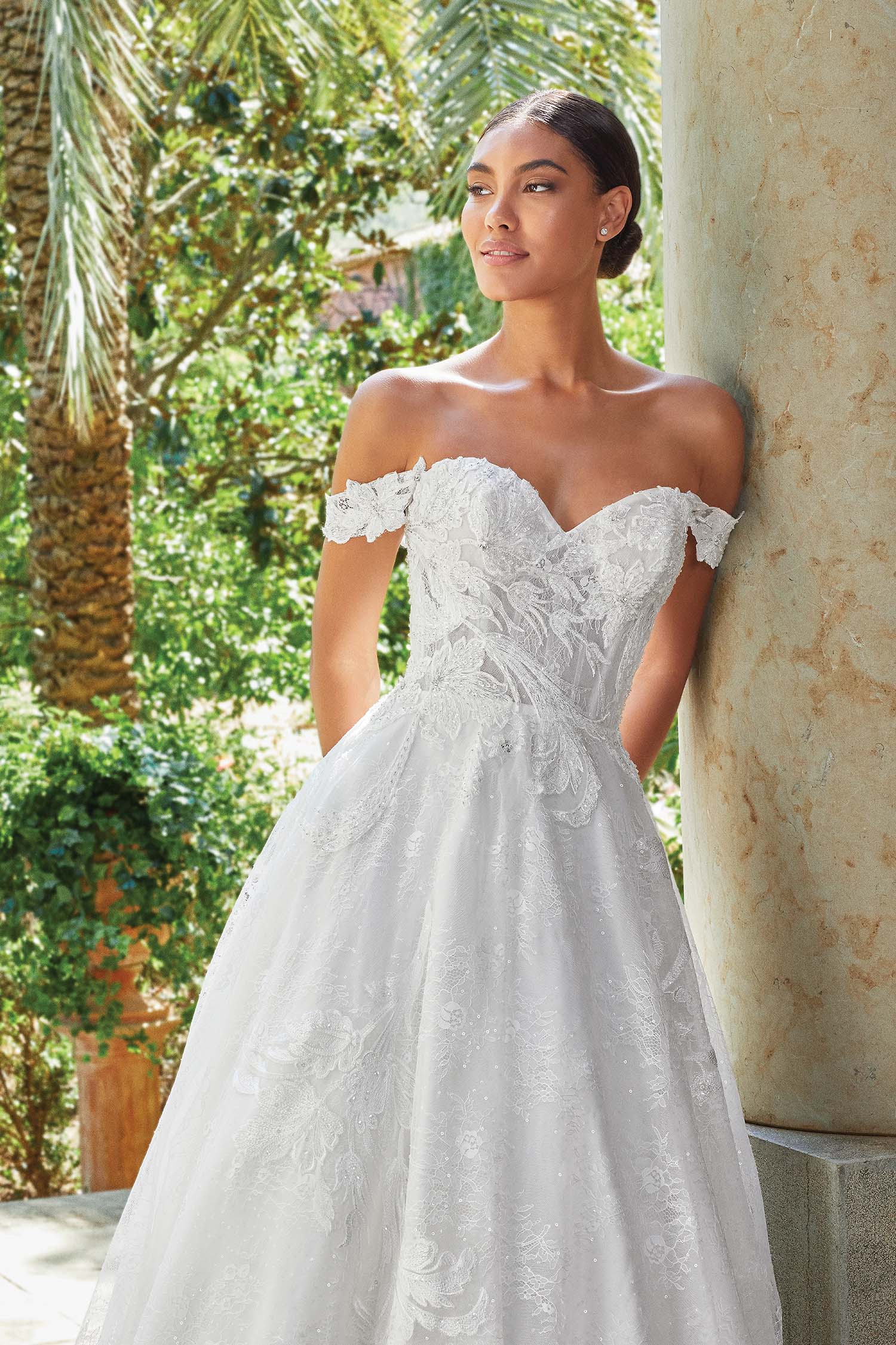 *NEW* Sincerity Sweetheart Neckline Off the Shoulder Size 6 A-Line Bridal Gown - #44200