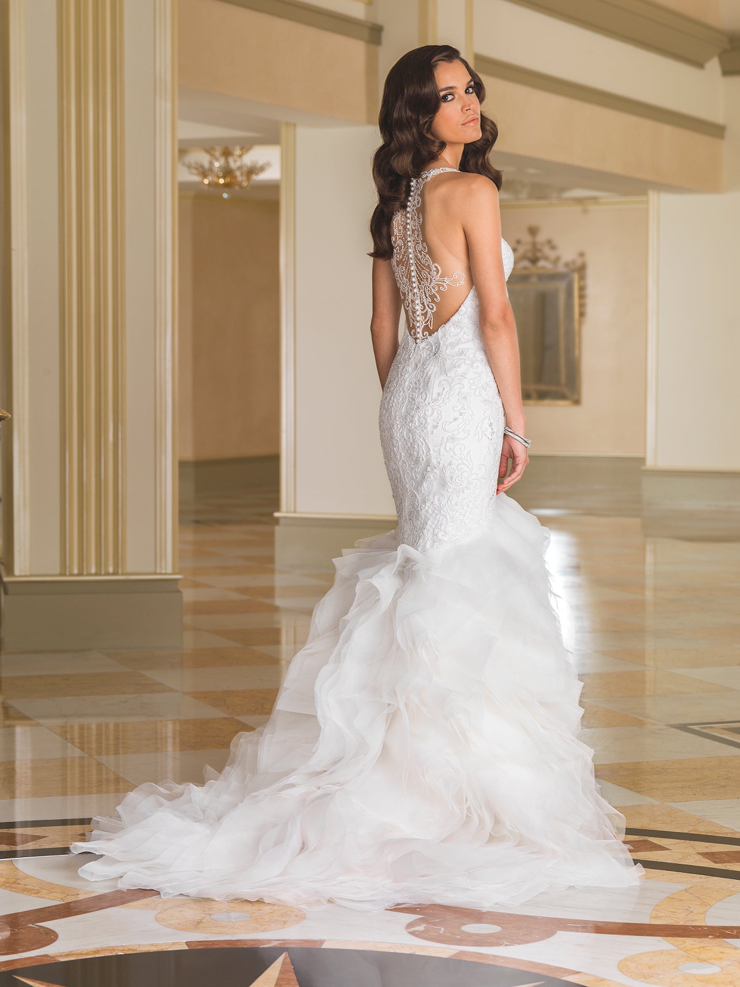*NEW* Justin Alexander Designer Wedding Gown - #8868