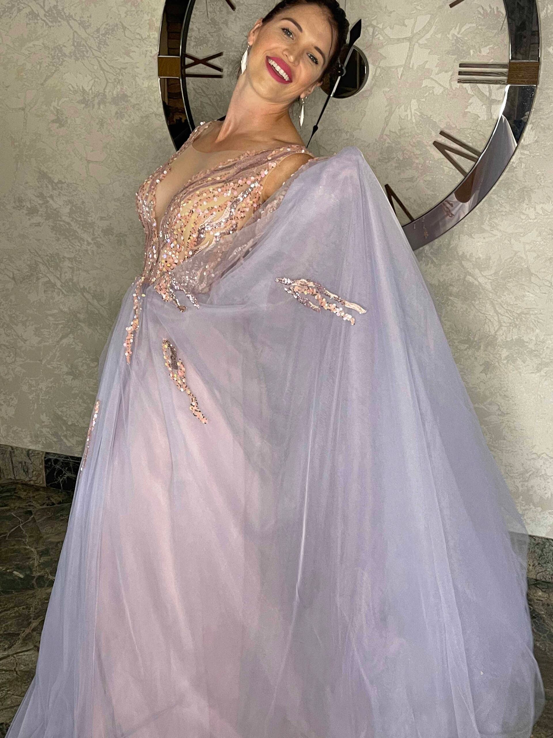 Aria Formal Dress V-090