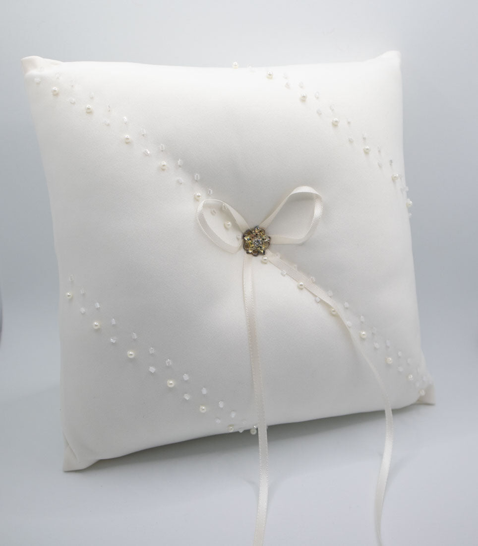 Beaded Ring Cushion