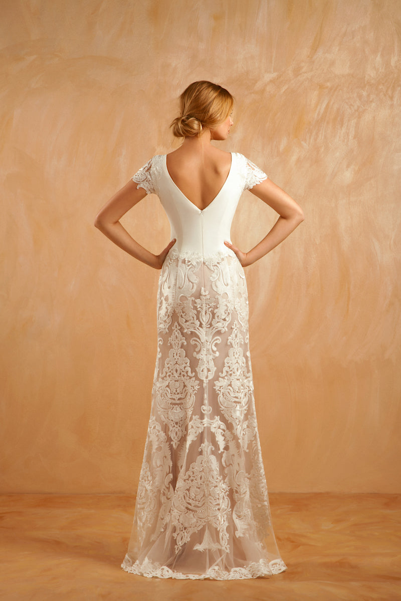 Online Wedding Dress - Gemmy Malouf #B1306