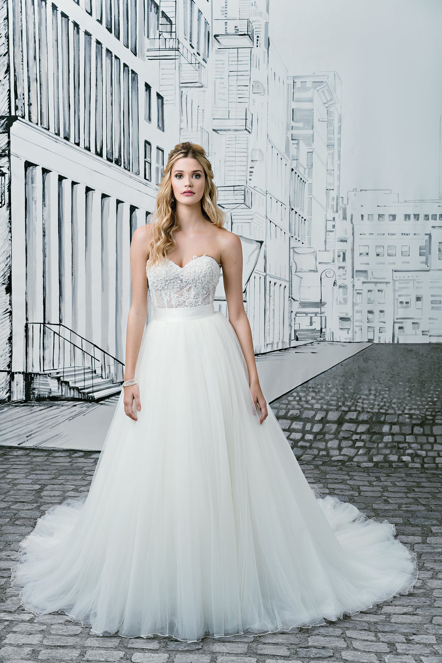 *NEW* Justin Alexander Tulle Ball Gown Bridal Skirt - #8900
