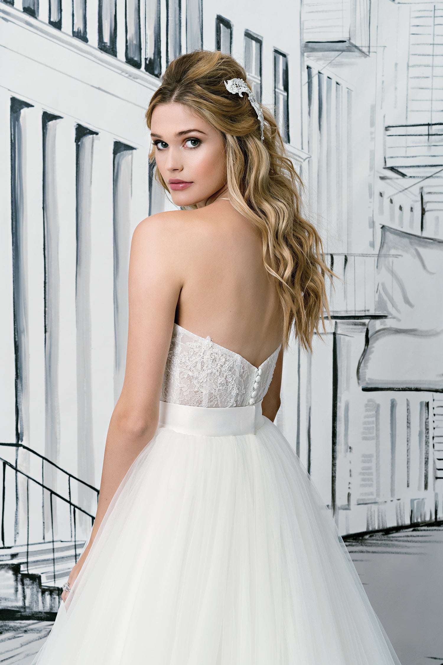 *NEW* Justin Alexander Tulle Ball Gown Bridal Skirt - #8900